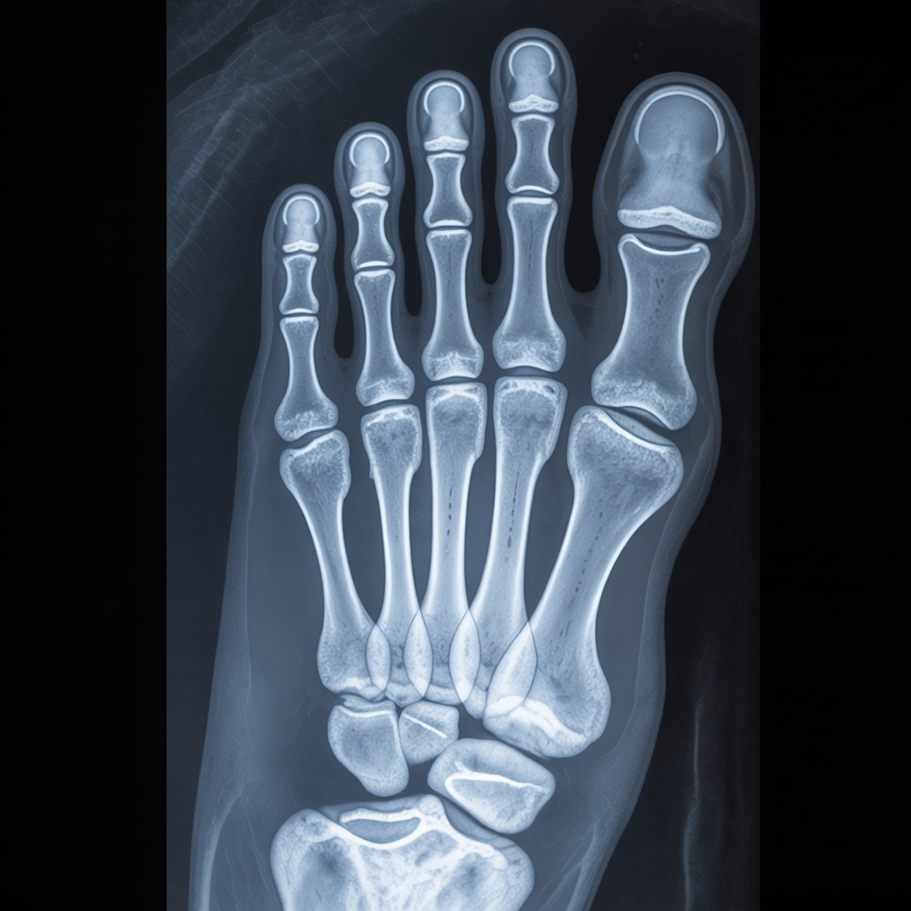 radiografia del piede