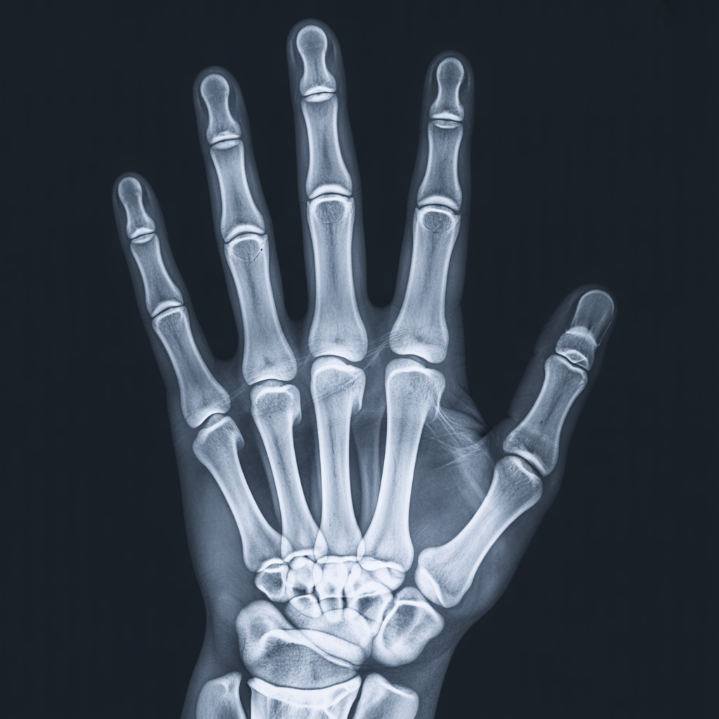 radiografia della mano
